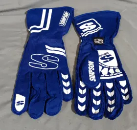 210610 Simpson Endurance Gloves Blue Medium