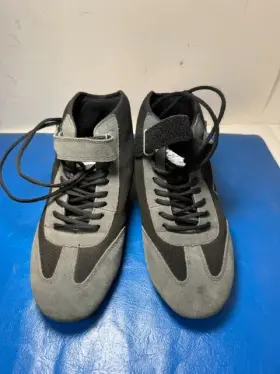 212503 Simpson Black/grey Racing Shoes 3.3/5 Spec Size 10 Mens Used