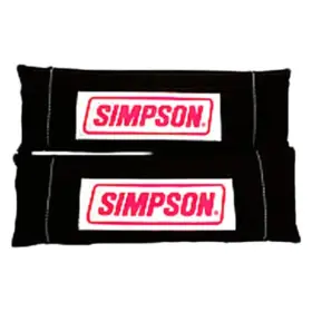 23020bk Simpson High Quality Shoulder Harness Pads Nomex Logo Pair Universal