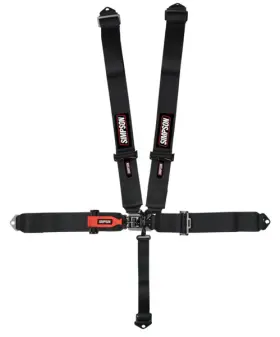 29063bk1x Simpson Racing Latch And Link System 55 Inch Lap Bolt In 5 Point Pd Blk