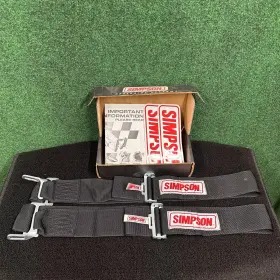 30002bk Simpson 30002 Latch-type Shoulder 2-point Harness - New
