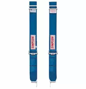 30009bk Simpson Individual Shoulder Harness Belts 75 Inch Long