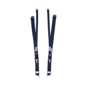 30011bk Simpson Black Head/neck Restraint Dual Harness