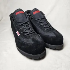 33821 Simpson Racing Mens Us Size 12 Pit Crew Shoe Black Oil Resistant