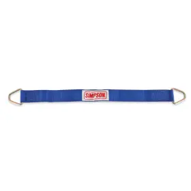 35010bj Simpson Racing Junkyard Dog Axle Strap - Blue D-ring On Ends