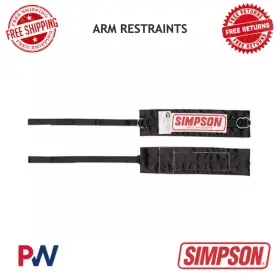 3600jbk Simpson Racing Arm Restraints Black - Jr. Restraint #3600jbk