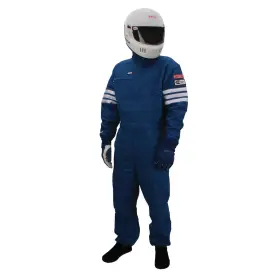 404111 Simpson 1-piece Double Layer Nomex Racing Suit Blue S