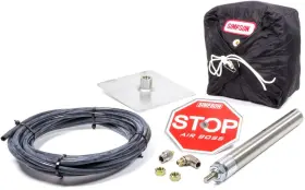 42031bk Simpson Racing Parachute/laucher Assembly - Air Boss Series Single