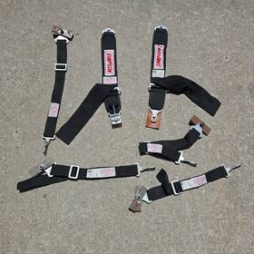 Simpson 44a9360 Vintage Nos 5 Point Off-road Racing Harness 6 Pieces