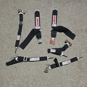 44a9360 Simpson Vintage Nos 5 Point Off-road Racing Harness 6 Pieces