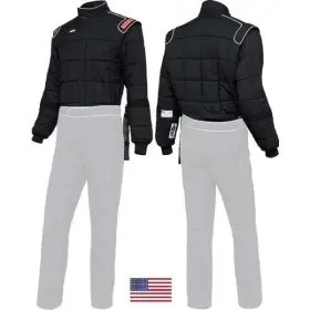 4902334 Simpson Racing Sfi-15 Drag Jacket Adult Large Black
