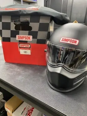 6200028-f Simpson Racing Bandit 2015 Medium Flt Blk Fia -