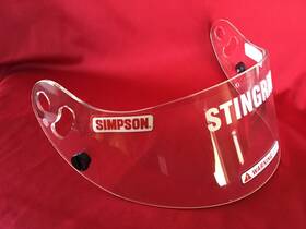 Simpson 84304 Nos Stingray Helmet Shield Clear For And Devil Ray Helmets
