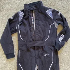 8786 Simpson Helix Racing Suit Nomex 1 Piece 3.2a/5 Rated Black Xl