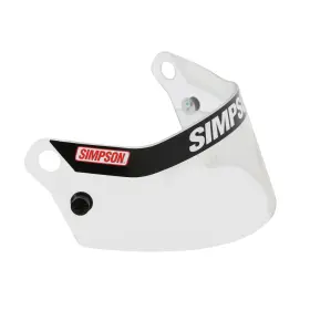 89500a Simpson Racing Sd1 Helmet Replacement Shield Antifog/scratch - Clear