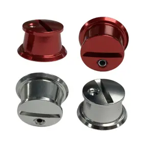 98024r Simpson Racing Helmet Shield Tear-off Posts With Screws - Aluminum Red