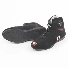 Ad130bk Simpson Adrenaline Triple Layer Driving Shoes High Top Size 13 Nomex Black Pair