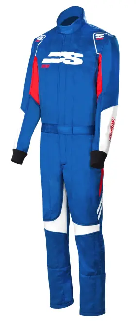 As04321 Simpson Racing Airspeed Suit Sfi 5 - Adult Large Blue/red/white