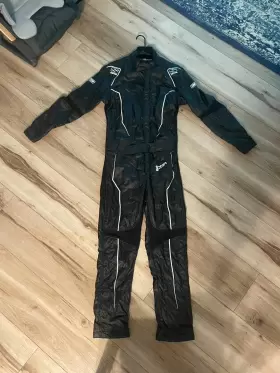 Dna02201 Simpson Racing Dna Sfi 5 Suit Black Md Used Once