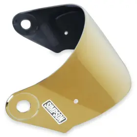 Simpson Helmets 012473427215 Mbgse Gold Mirror Shield For Mod Bandit Mir