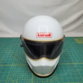 K-109825 Simpson Super Bandit Full Helmet Sz Small Used With Visor