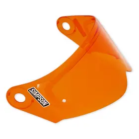 Simpson Motorcycle 090127438022 Mbase Mod Bandit Helmet Optional Shield - Amber