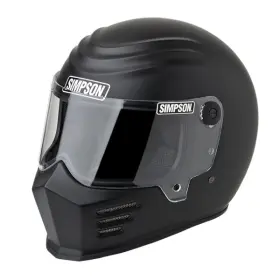 28315xs8 Simpson Motorcycle Outlaw Bandit Helmet Adult Xs Matte Black