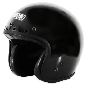 Chop22x Simpson Motorcycle Chopper Helmet - Black