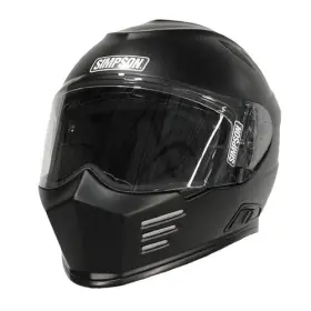 Gdbm3 Simpson Motorcycle Gbdm3 Ghost Bandit Helmet Adult Medium Matte Black