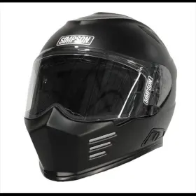 Gdbxl3 Simpson Motorcycle Gbdxl3 Ghost Bandit Helmet Adult Xl Matte Black