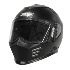 Gbdxs3 Simpson Motorcycle Ghost Bandit Helmet Adult Xs Matte Black