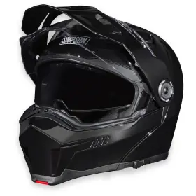 Jb2xs Simpson Motorcycle Journey Bandit Helmet - Black
