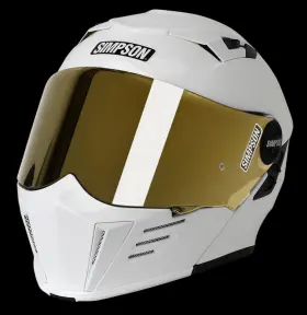 M59l1 Simpson Motorcycle Mod Bandit Helmet Adult Large White