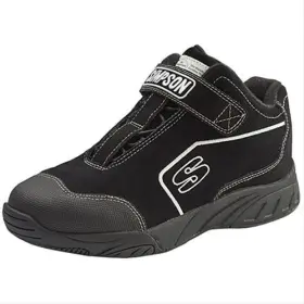 Pb170bk Simpson Pit Shoes Mid Top Fire Retardant Materials Liner Black Size 17 Pair