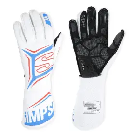Simpson Racing 090127439432 Mgmw Magnata Gloves White Medium