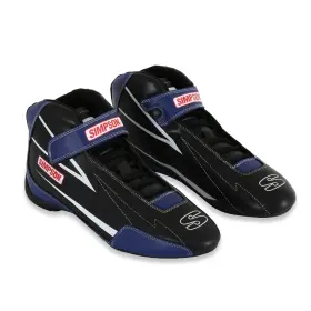 Simpson Racing 090127848869 Sc800b Supercoil Shoe Black/blue - 8