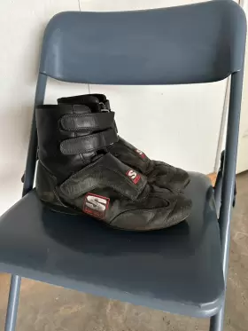 28100bk Simpson Racing Stealth Sprint Shoes Black Size 10 Circut Pro