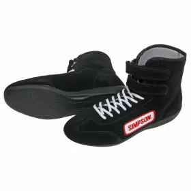 28140bk Simpson Racing High Top Shoe Black 14