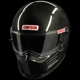 720101c Simpson Racing Carbon Bandit Helmet No Vent Sm