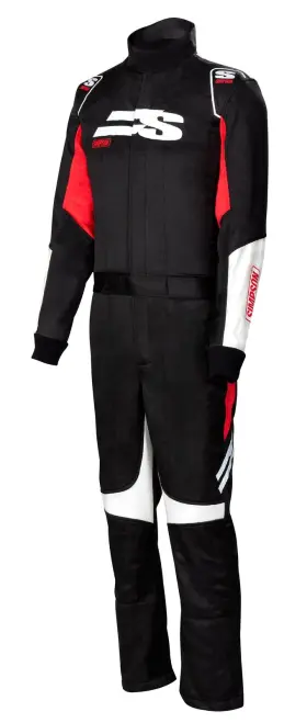 5-adult Simpson Racing As02521 Airspeed Suit Sfi Xx-large-black/red/white