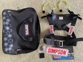Simpson Racing Equipment 090127411513 Hs Xs Hybrid Sport Restraint With D-rings Extra Small Hans Retention Simpson Racing Equipment 090127411513 Hs Xs Hybrid Sport Restraint With D-rings Extra Small Hans Retention