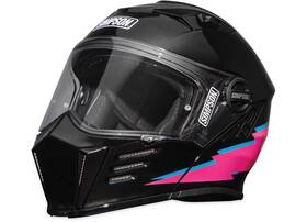 Simpson Racing/helmets M5928xl Motorcycle Mod Bandit Us Ece/dot Xl Radical Black Helmet Ltd Ed