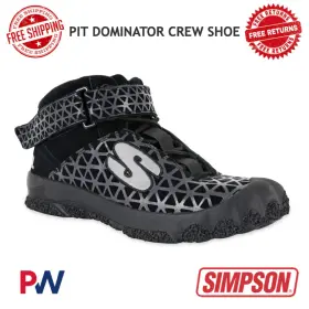 Pd145k Simpson Racing Pit Dominator Crew Shoes Size 14.5 #pd145k