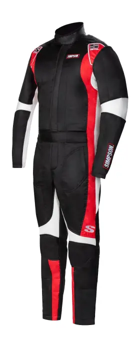 Sc02301 Simpson Racing Supercoil Suit Black - Lg