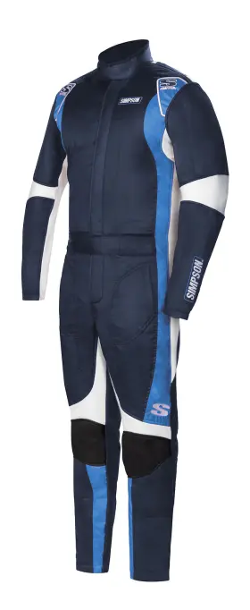 Sc04101 Simpson Racing Supercoil Suit Blue - Sm