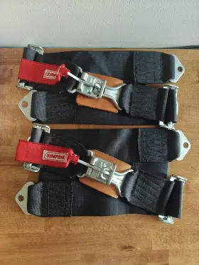 Rdns502unia Simpson Factory Five Seat Belt 2 Point Lap Racing Harness Latch And Link Safety
