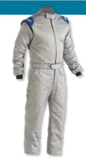 Rn05321 Simpson Racing Renegade Suit - Sfi 3.2a/5 Gray/blue Adult Lrg