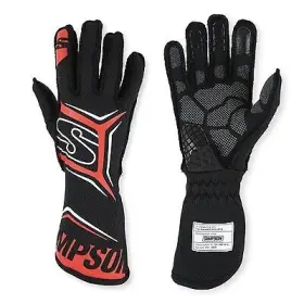 Simpson Safety 090127439425 Mgmr - Glove Magnata Medium Black / Red Sfi 3.5/5