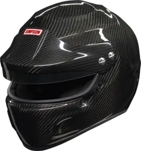 Simpson Safety 090127446959 Racing Peakdrc Peak Visor Carbon Fiber Fits L-xxl Devil Ray Helmets