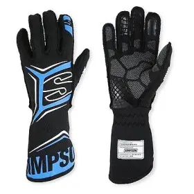 Simpson Safety 090127464946 Glove Magnata Large Black / Blue Sfi 3.5/5 Mglb